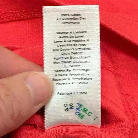 Talbots Women's L Coral Embroidered Short-Sleeve Shift Dress Knee Length - Picture 8 of 10